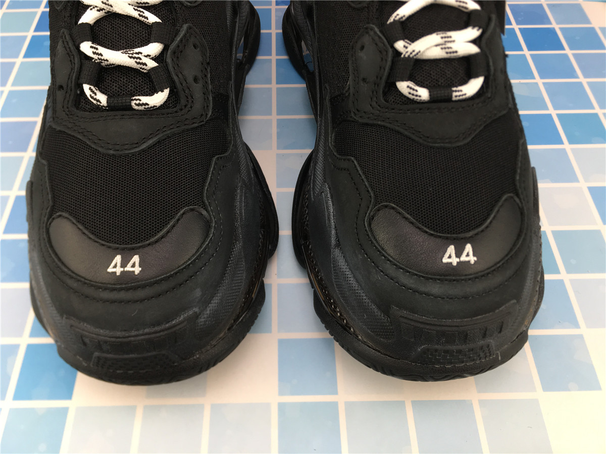 G5 Batch Balenciaga Triple S Black Clear Sole